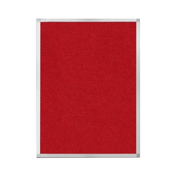 Hush Panel Configurable Cubicle Partition 3' x 4' Red Fabric